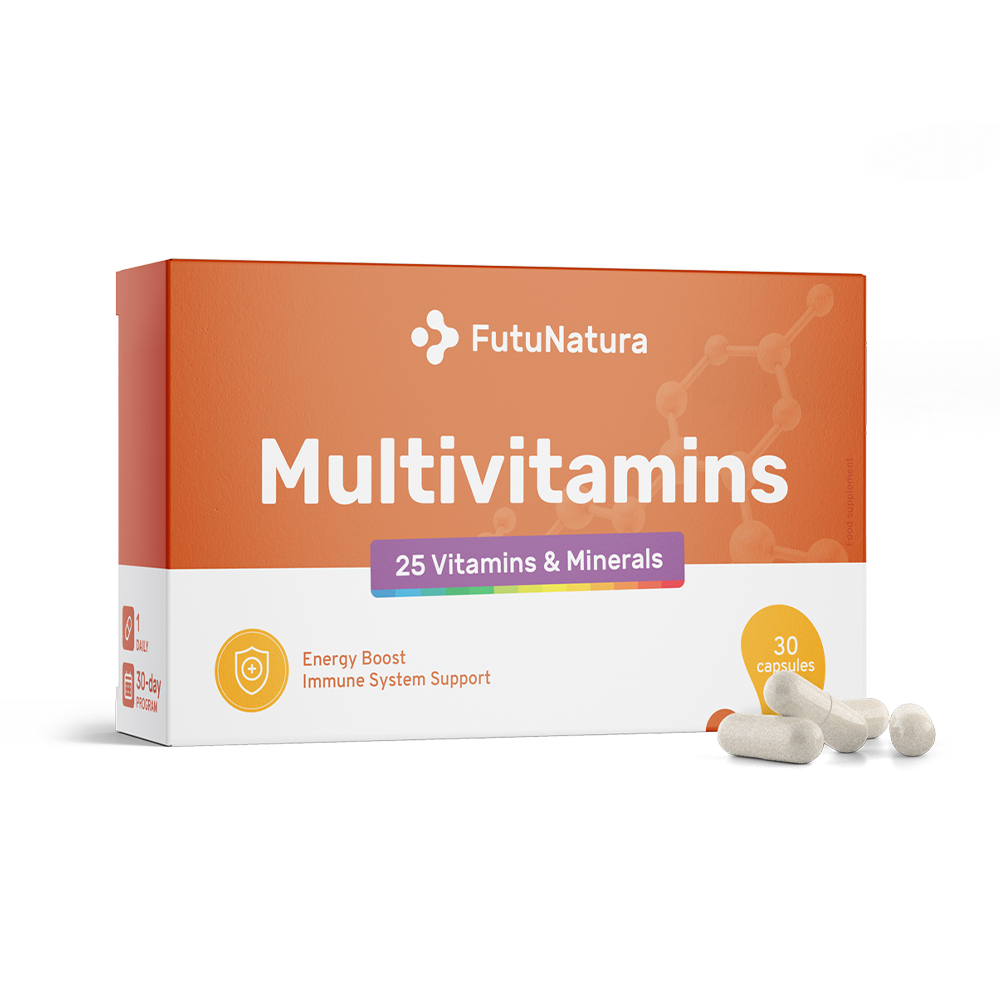 Multivitamíny - 25 vitamínov a minerálov