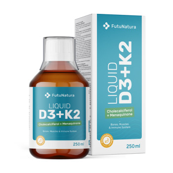 Vitamin D3 + K2 – v tekočini z okusom banane