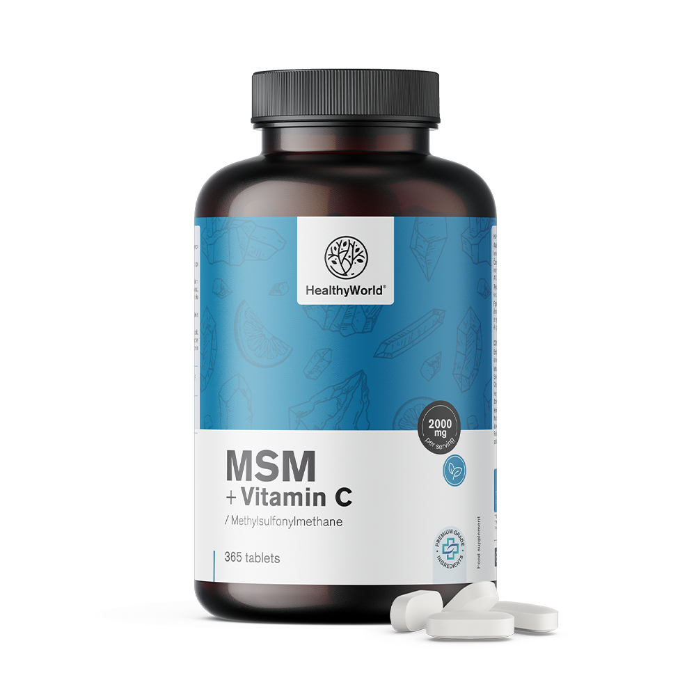 MSM 2000 mg – s vitamínom C