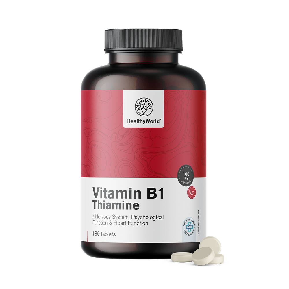 Vitamín B1 - tiamín 100 mg v tabletách