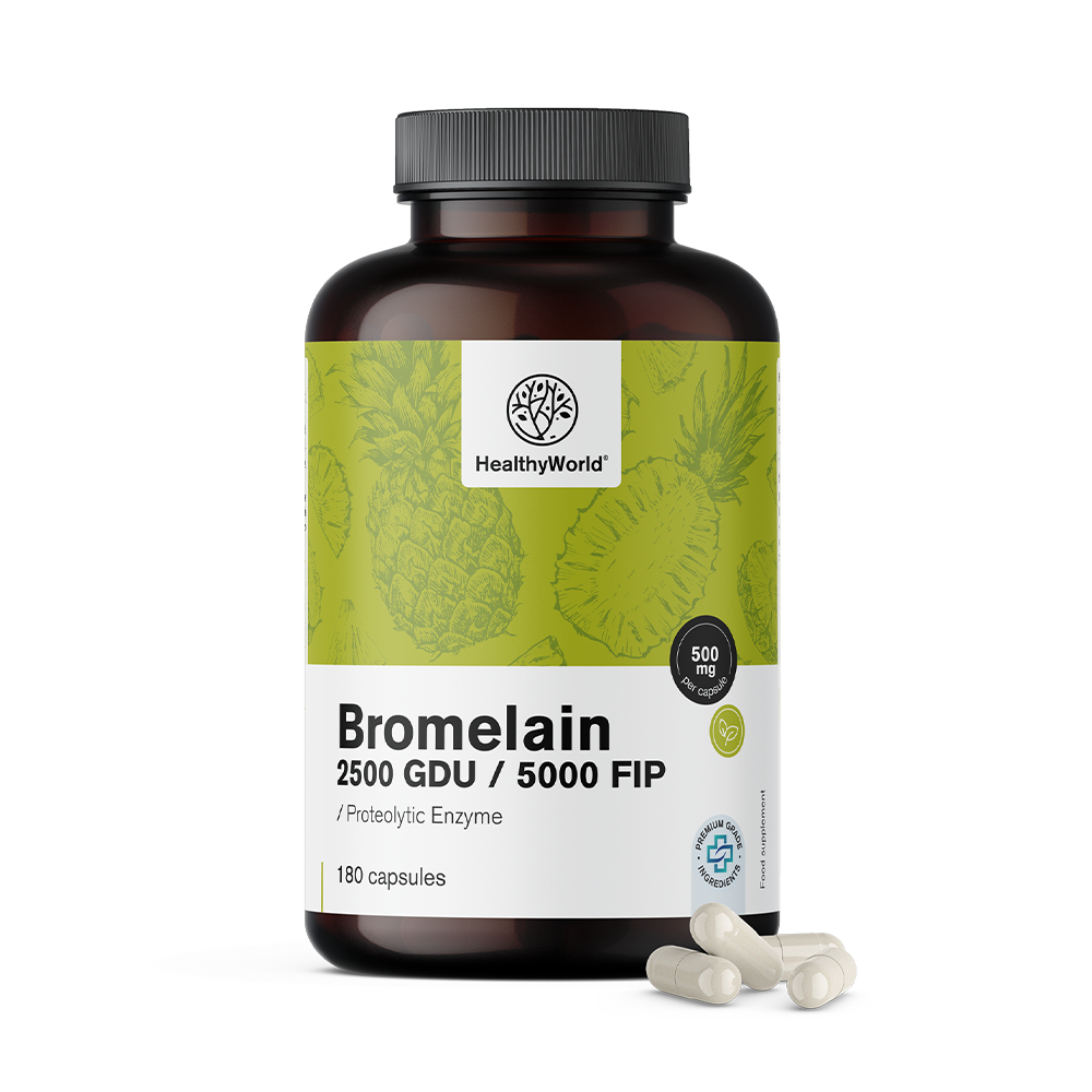 Bromelain 500 mg v kapsulách