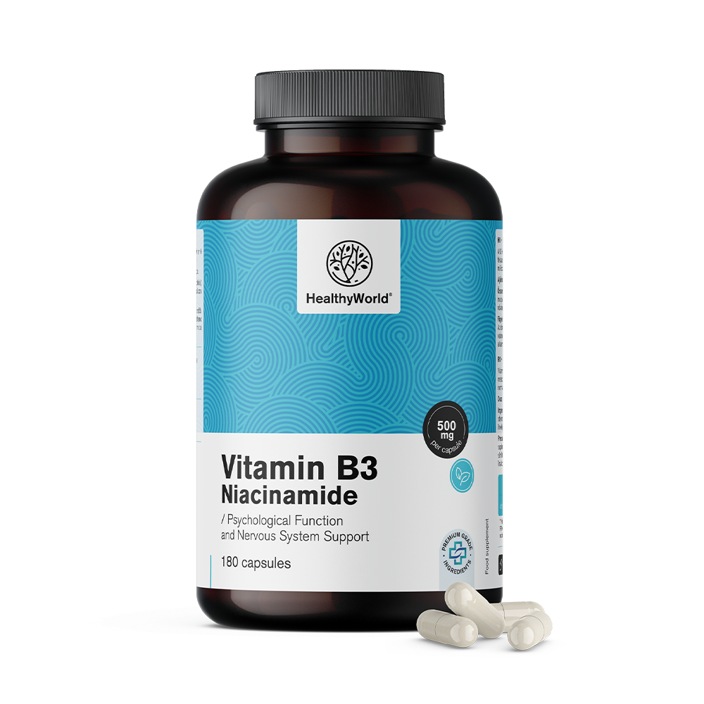 Vitamín B3 500 mg vo forme kapsúl