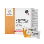 Vitamín C 500 + Zinok + D3 DIRECT, 30 vrecúšok