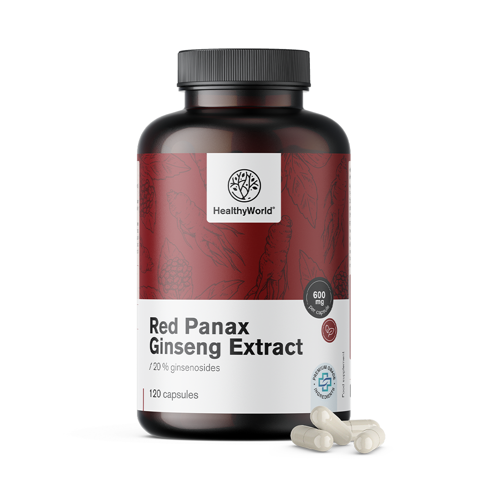 Red Panax Ginseng - extrakt z červeného ženšenu 600 mg