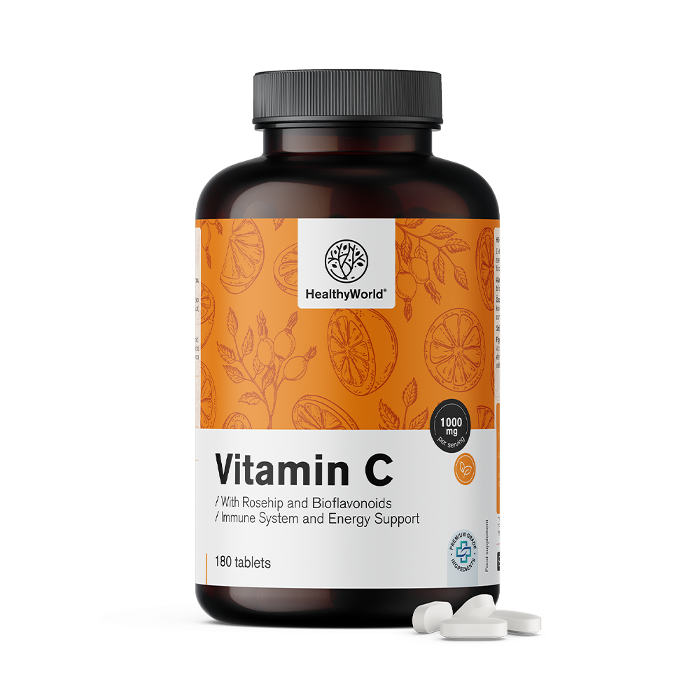 Vitamín C 1000 mg - so šípkou a bioflavonoidmi