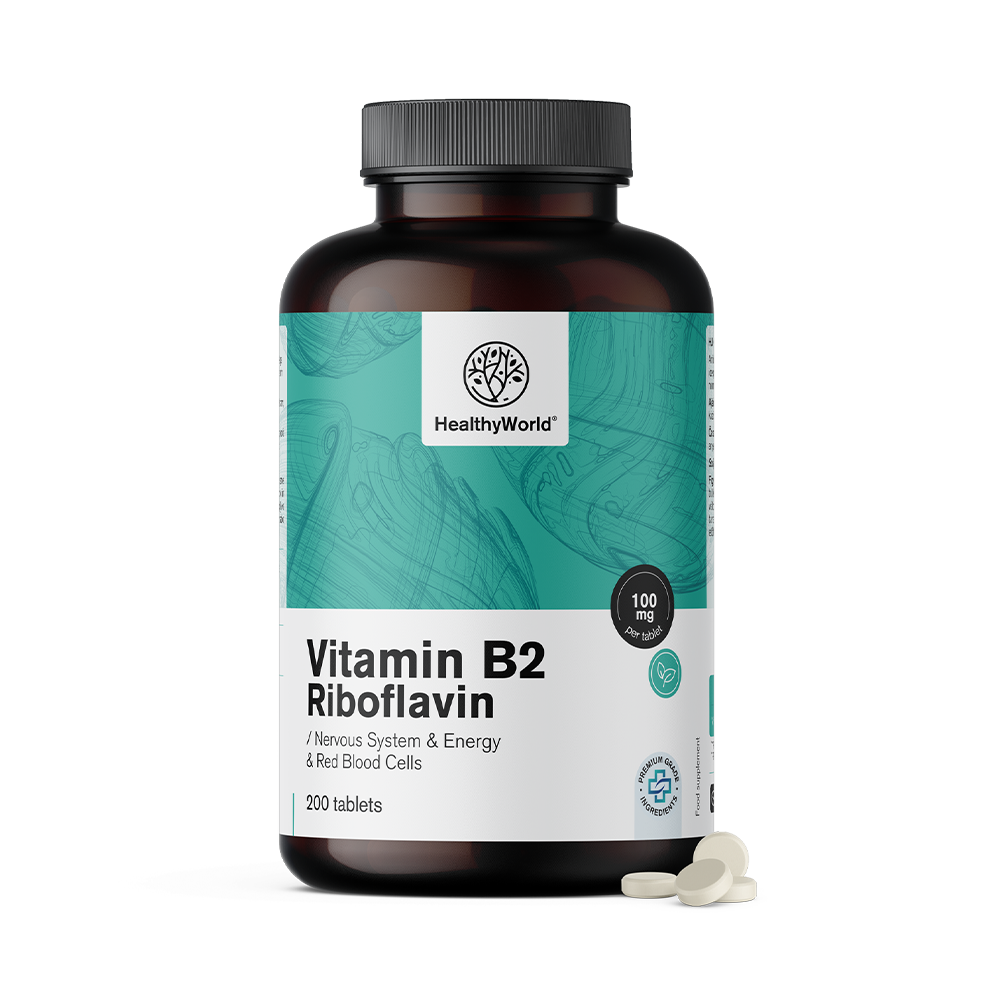 Vitamín B2 – riboflavín 100 mg