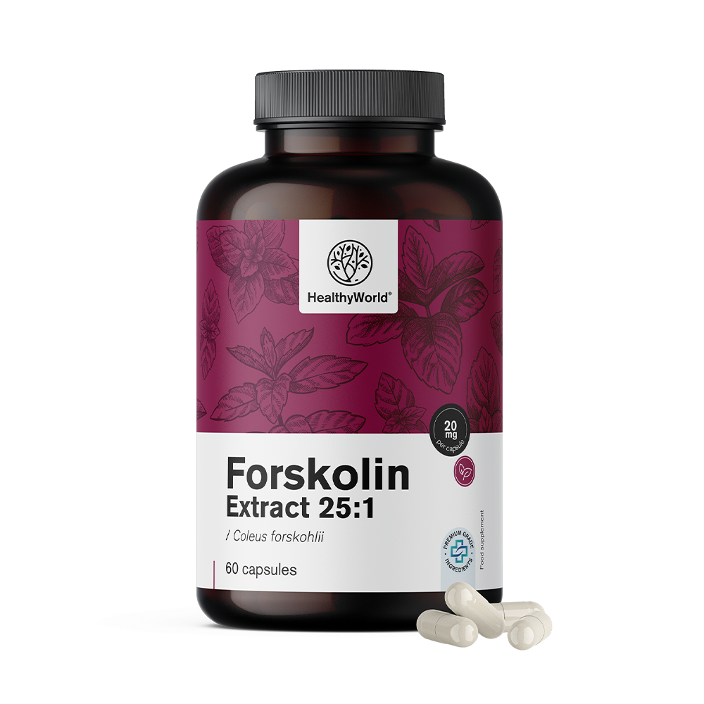 Forskolin - z extraktu indickej žihľavy 20 mg