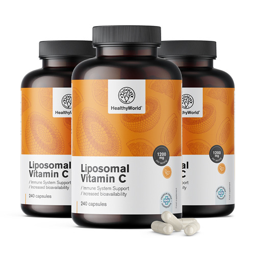 Liposomski vitamin C 1200 mg z izvlečkom šipka