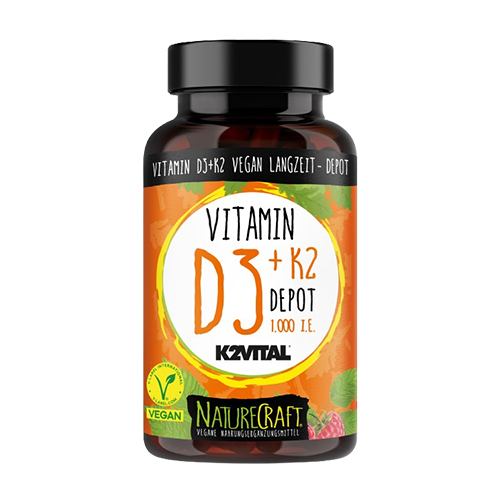 Vegánske vitamíny D3 a K2