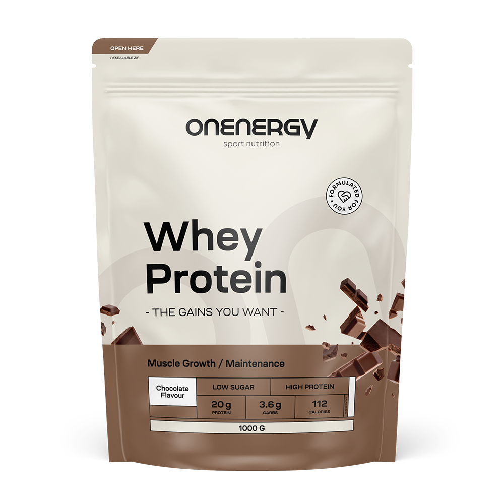 Whey srvátkové proteíny s príchuťou čokolády.