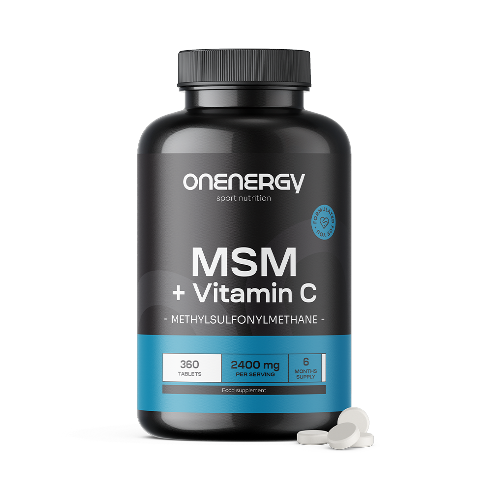 MSM 2400 mg - s vitamínom C