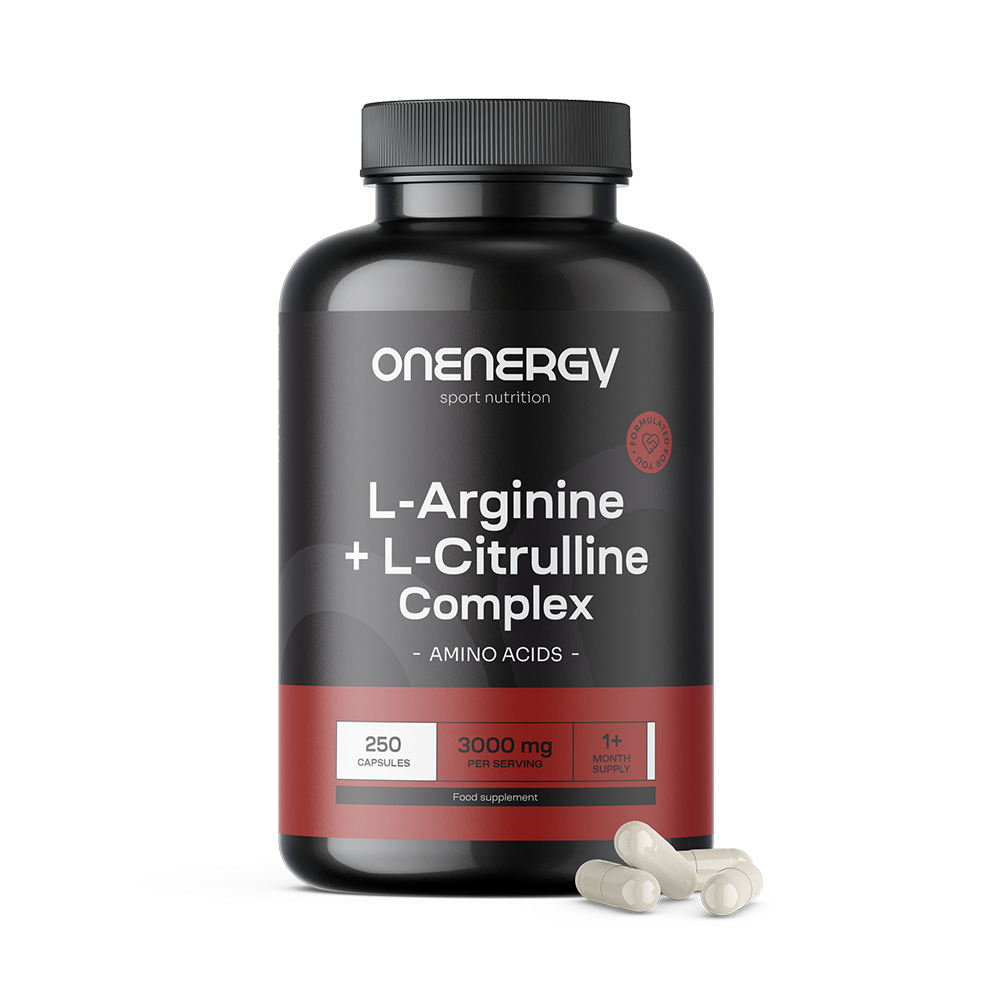 L-arginín + L-citrulín komplex 3000 mg