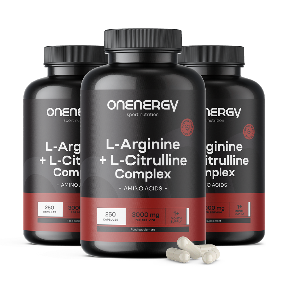 L-arginín + L-citrulín komplex 3000 mg