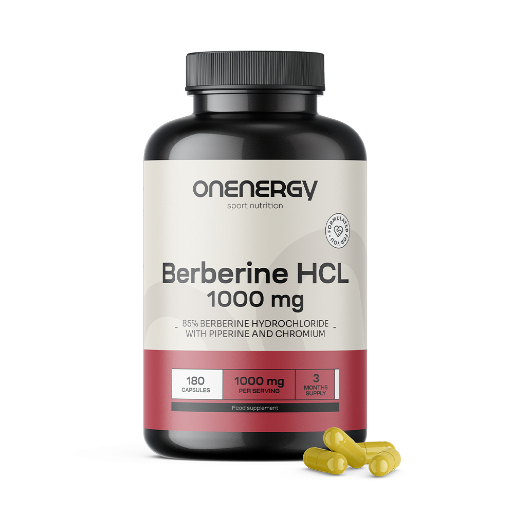 Berberín HCL 1000 mg - s piperínom a chrómom