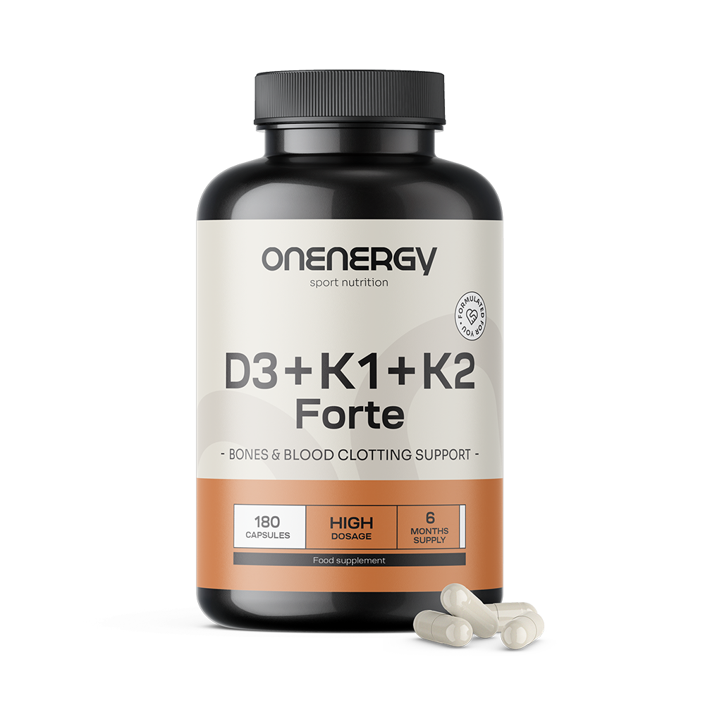 Vitamín D3 + K1 + K2 FORTE