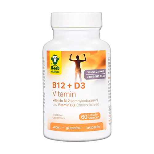 Vegánske vitamíny D3 + B12